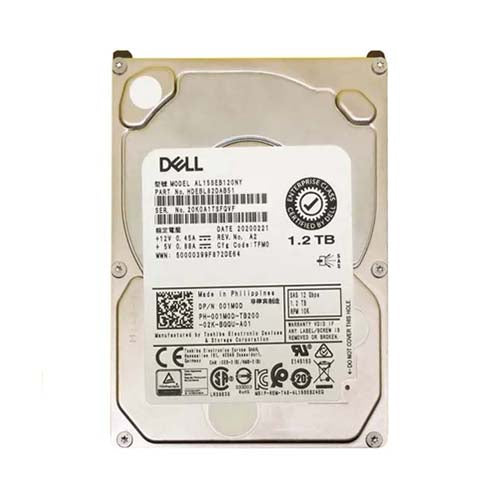 01M0D Dell 1.2TB 10000RPM SAS 12Gb/s Hot-Pluggable 128MB Cache (512n) 2.5-Inch Hard Drive with Tray for PowerEdge Servers
