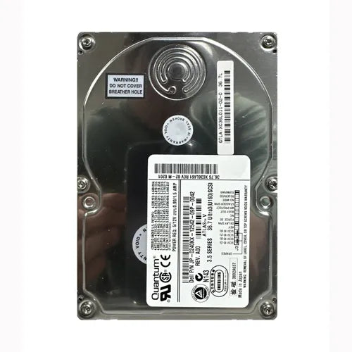 0240KX Dell 36GB 7200RPM Ultra160 SCSI 68-Pin 3.5-Inch Hard Drive