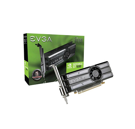 02G-P4-6333-KR - EVGA NVIDIA GeForce GT 1030 SC 2GB GDDR5 DVI/HDMI Low Profile PCI-Express Video Card