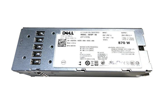 03257W - Dell 870-Watts Redundant Power Supply for PowerEdge R710