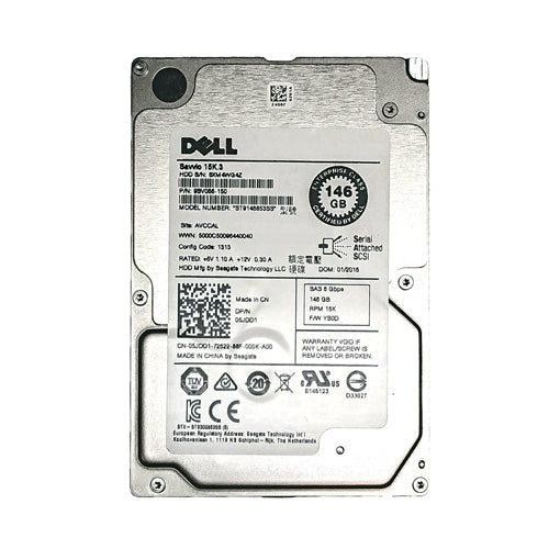 05JDD1 Dell 146GB 15000RPM SAS 12Gb/s 2.5-Inch Hard Drive