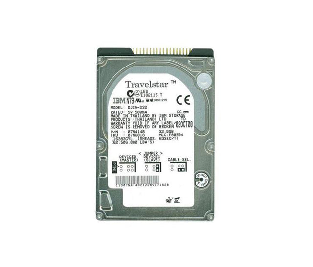 Travelstar 30GN 20GB 4200RPM IDE Ultra ATA/100 ATA-6 2MB Cache 2.5-Inch Hard Drive