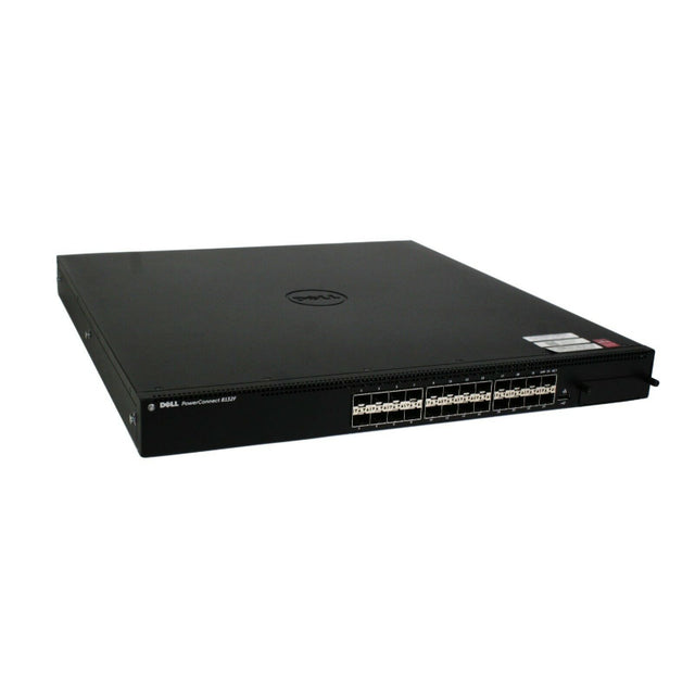 08132F - Dell PowerConnect 8132F 24-Ports 10GBase-T 10 Gigabit Ethernet SFP+ Rack-mountable 1U Layer 3 Managed Fiber Network Switch