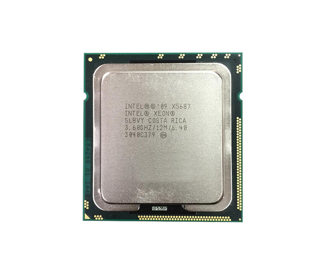 0833RC - Dell 3.60GHz 6.40GT/s QPI 12MB L3 Cache Intel Xeon X5687 Quad Core Processor