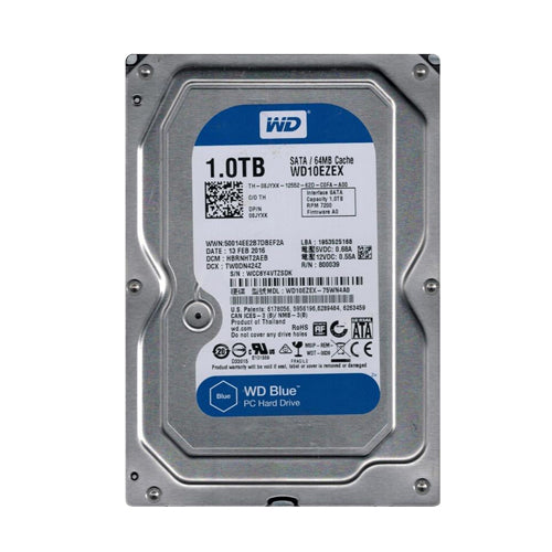 08JYXK Dell 1TB 7200RPM SATA 6Gb/s Hot-Pluggable (512n) 3.5-Inch Hard Drive with Tray for PowerEdge Server & PowerVault Storage Array