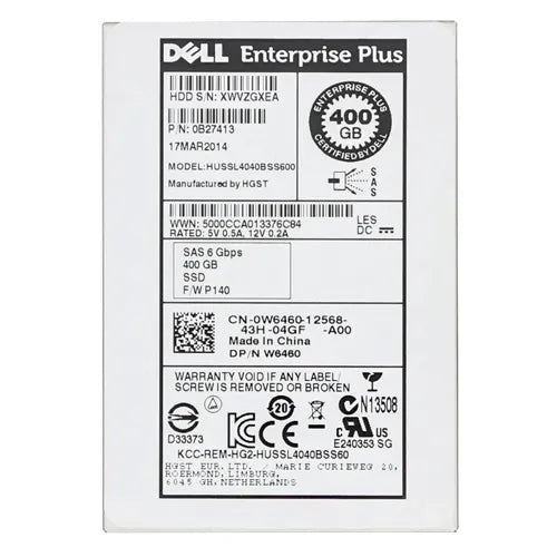 0B27413 Hitachi 400GB SLC SAS 6Gb/s 2.5-Inch Solid State Drive with Tray