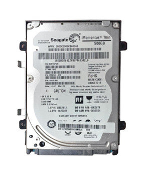 IBM - 0B52812 - 500GB 5400RPM SATA 3.0 Gbps 2.5 16MB Cache Hard Drive"