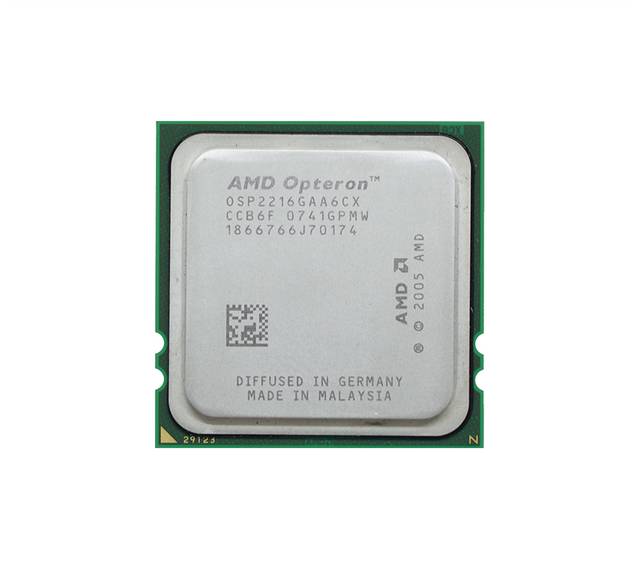 C7027 - Dell 2.4GHz 2MB L2 Cache Socket F (1207) AMD Opteron 2216 Dual-core (2 Core) Processor for PowerEdge T605