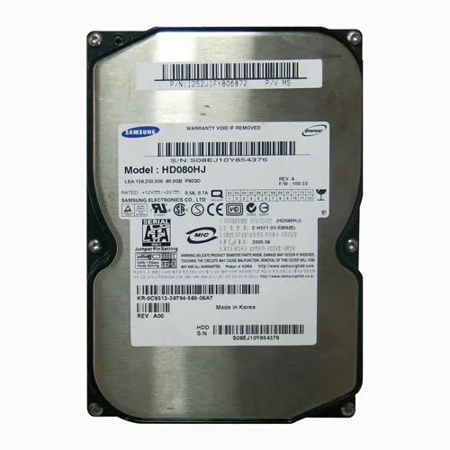 0C9313 Dell 80GB 7200RPM SATA 3Gb/s 8MB Cache 3.5-Inch Hard Drive