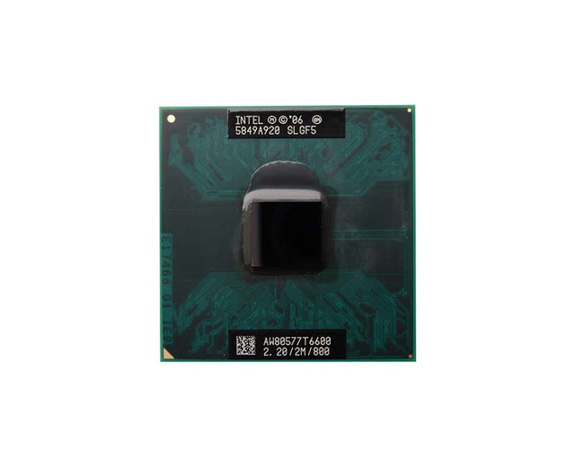 0D971M - Dell 2.20GHz 800MHz FSB 2MB L2 Cache Intel Core 2 Duo T6600 Mobile Processor
