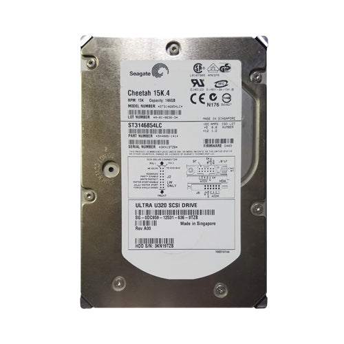 0DC959 Dell 146GB 15000RPM Ultra320 SCSI 80-Pin 3.5-Inch Hard Drive