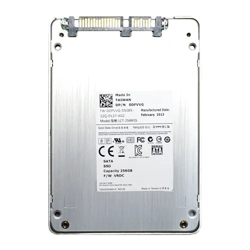 0DFVVG Dell 256GB Multi-Level Cell SATA 6Gb/s 2.5-Inch Solid State Drive