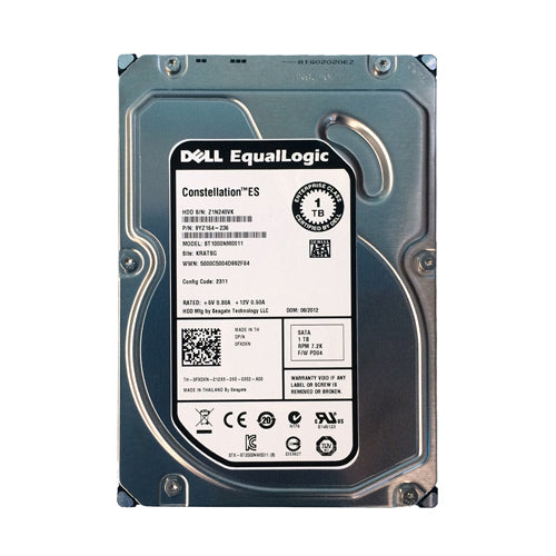 0FX0XN Dell 1TB 7200RPM SATA 6Gb/s Hot-Pluggable 3.5-Inch Hard Drive for EqualLogic Storage Array