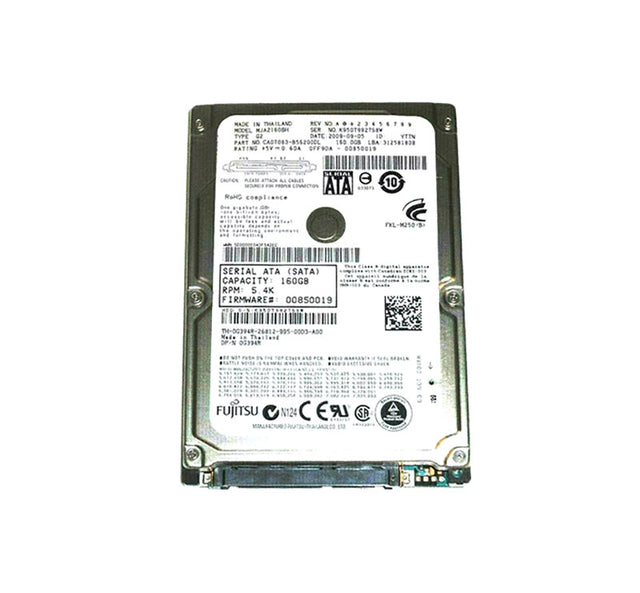 60GB 5400RPM SATA 3Gb/s 8MB Cache 2.5-Inch Hard Drive