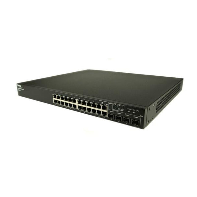 0HG682 - Dell PowerConnect 6200 Series 6224P 24 x Ports PoE 1000Base-T + 4 x Shared SFP Combo Ports Layer3 Managed 1U Rack-mountable Gigabit Ethernet Network Switch