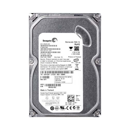0HY281 Dell 80GB 7200RPM SATA 1.5Gb/s 8MB Cache 3.5-Inch Hard Drive for PowerEdge Servers
