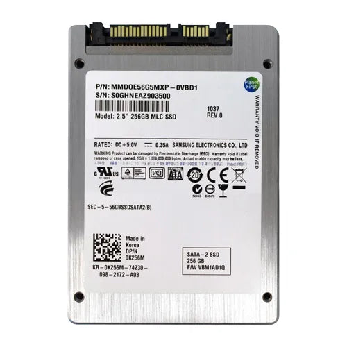 0K256M Dell 256GB Multi-Level Cell SATA 3Gb/s 2.5-Inch Solid State Drive