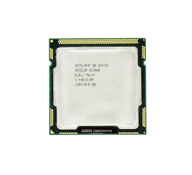 0M7YNR - Dell 2.4GHz 2.5GT/s DMI 8MB L3 Cache Socket LGA1156 Intel Xeon X3430 Quad-core (4 Core) Processor