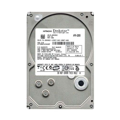 0NX822 Dell 1TB 7200RPM SATA 3Gb/s 32MB Cache 3.5-Inch Hard Drive