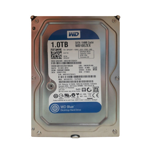 0PGD3Y Dell 1TB 7200RPM SATA 6Gb/s Hot-Pluggable 64MB Cache (512n) 7-Pin 3.5-Inch Hard Drive with Tray for PowerEdge Servers