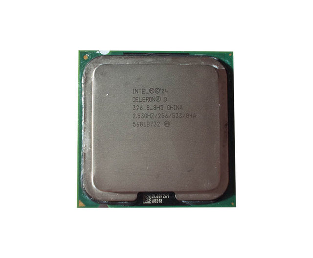 0R7180 - Dell 2.53GHz 533MHz FSB 256KB L2 Cache Socket PLGA775 Intel Celeron D 326 Single-core (1 Core) Processor