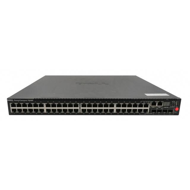 0R7M47 - Dell PowerConnect 7000 Series 7048P 48 x Ports PoE 10/100/1000Base-T + 4 x SFP+ Ports Layer3 Managed 1U Rack-mountable Gigabit Ethernet Network Switch