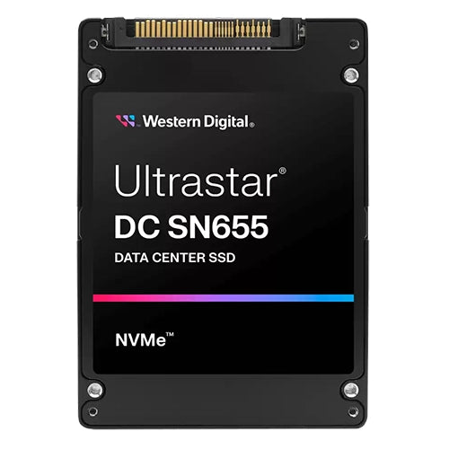 0TS2460 Western Digital 15.36TB UltraStar DC SN655 PCIe Gen4 NVMe 1.4 SE U.3 Internal Solid State Drive