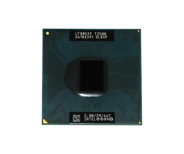 0W9666 - Dell 2.0GHz 667MHz FSB 2MB L2 Cache Socket PPGA478 Intel Core Duo T2500 Dual-core (2 Core) Processor