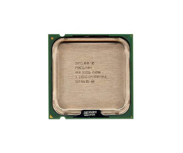 0W9855 - Dell 3.2GHz 800MHz FSB 2MB L2 Cache Socket PLGA775 Intel Pentium 4 640 Single-core (1 Core) Processor