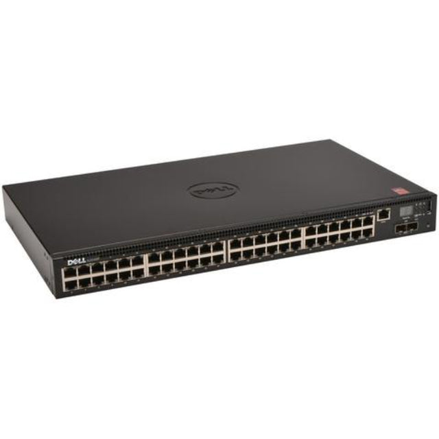 0WYWXP - Dell Networking N2000 Series N2048P 48 x Ports PoE+ 10/100/1000Base-TX + 2 x SFP+ Ports Layer3 Managed 1U Rack-mountable Gigabit Ethernet Network Switch