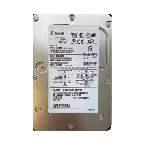 0X2688 Dell 18GB 15000RPM Ultra320 SCSI Hot-Pluggable 8MB Cache 80-Pin 3.5-Inch Hard Drive for PowerEdge Servers
