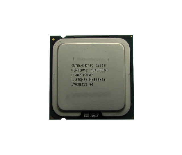 0XT481 - Dell 1.8GHz 800MHz FSB 1MB L2 Cache Socket LGA775 Intel Pentium E2160 Dual-core (2 Core) Processor