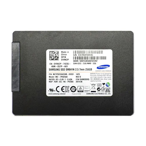 0YRK2P Dell 256GB Multi-Level Cell SATA 6Gb/s 2.5-Inch Solid State Drive