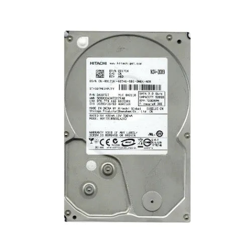 Deskstar 7K1000.B Series 500GB 7200RPM SATA 3Gb/s 16MB Cache 3.5-inch Hard Drive