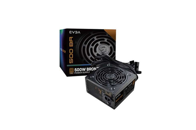 100-BA-0500-K1 - EVGA 500-Watts 120-230V AC 80-Plus Bronze 24-Pin ATX Power Supply