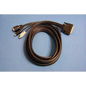 42011-10 APC American Power Conversion PS/2 10-ft High Resolution Triplex Cable for American Power Conversion 8-Port MasterView Pro Series KVM Switches (Refurbished)