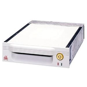 9270-251-03 CRU-DataPort Complete Assembly IDE/ATA-6 Cast Aluminum Carrier and Frame Fan Key White