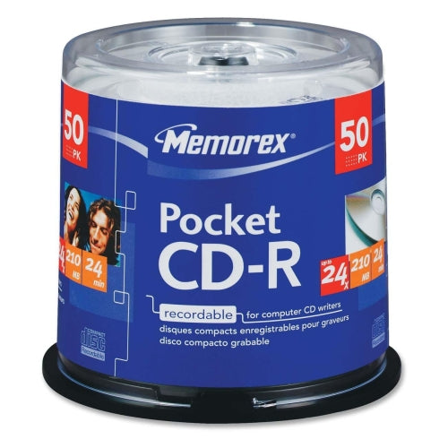 32024702 Imation Memorex 210MB 24x CD-R Optical Media (50-Pack)