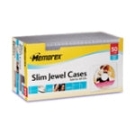 32021951 Imation Memorex CD/DVD Clear Slim Jewel Case (50-Pack)