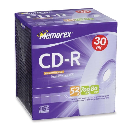 32024531 Imation 700MB 48x CD-R Optical Media (30-Pack)