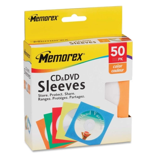 32021965 Imation Memorex CD/DVD Col Sleeves
