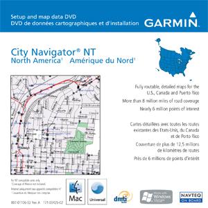 010-10816-00 Garmin MapSource City Navigator North America NT Digital Map North America United States Of America, Canada
