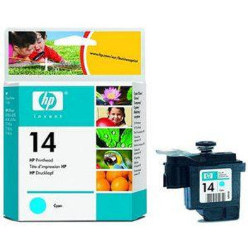 HP - C4921AE - No.14 Cyan Printhead For Officejet Xi / D125xi / D135 / D145 / D155xi Series Printers 506189