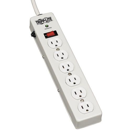 TLM606HJ Tripp Lite Surge Wm 6 Nema 5-15r Outlets 1120j 6ft Cord