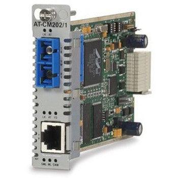 Allied Telesis - AT-CM202/1 - 10/100TX 100FX (SC 15km SM) Media and Rate converter Line Card with OAM