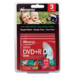 32024403 Imation Memorex 2.6GB DVD+R Mini Optical Media (3-Pack)