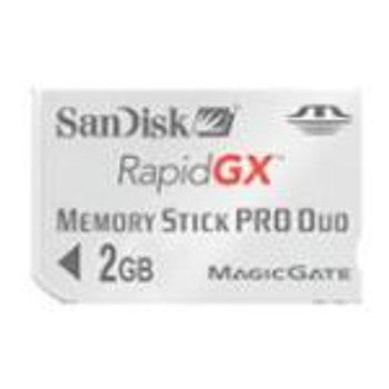 SanDisk - SDMSGX3-2048-A10 - Card Rapid Gxmemorystick Pro Duo 2GB