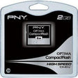 PNY Technology - P-CF2G-100W-RF3 - Optima Pro 2GB Professional CompactFlash (CF) Memory Card