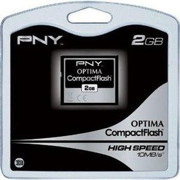PNY Technology - P-CF2G-100W-RF3 - Optima Pro 2GB Professional CompactFlash (CF) Memory Card