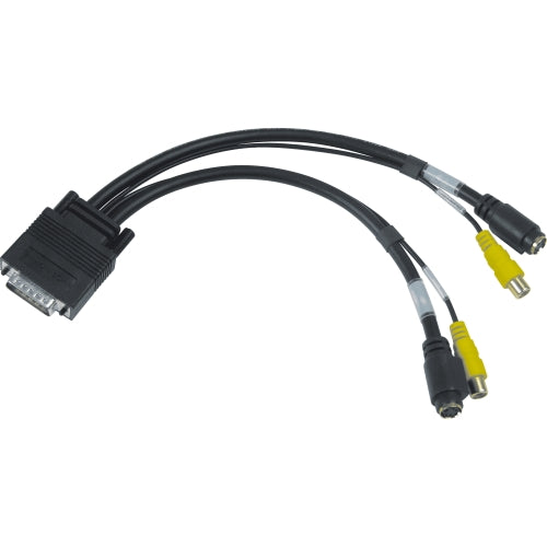 CAB-L60-2XTVF Matrox Graphics Dual Tv Output Adapter (composite Video And S-video 1-foot) For G450 M